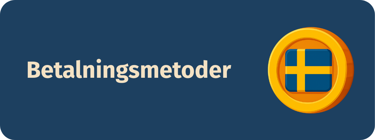 Symbol för betalningsmetoder – guide till insättningar och uttag på svenska online casinon.