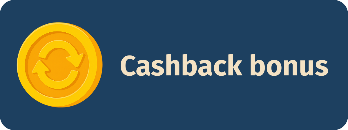 Bild som illustrerar ämnet på sidan om cashback bonus, en guide från SeCasino.se som förklarar hur återbetalningsbonusar fungerar hos svenska online casinon.