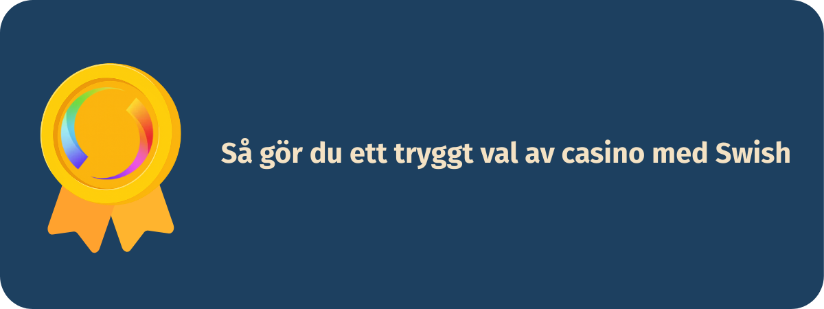 Så gör du ett tryggt val av casino med Swish – informativ och neutral vägledning om vad som är viktigt att kontrollera vid val av casino, med fokus på svensk spellicens, säker betalning och ansvarsfullt spelande.